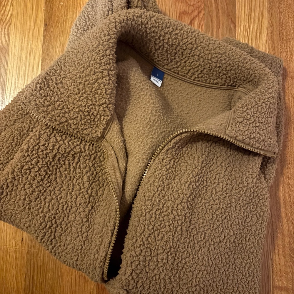 Old Navy Fleece Tan/ Brown